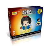 Mini Blocks Brick Toy Snow White Princess Doll Girl Character Action Figures Building