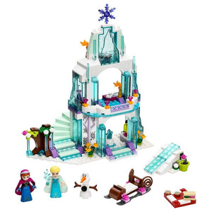 LEGO Princess  Cinderella Elsa Anna Mermaid Ariel Castle Building Blocks Figure Girl Friends Bricks Toys