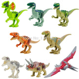 LEGO 24pcs/lot Jurrassic Figure Jurassic Dinosaur Set Tyrannosaurus Archaeopteryx