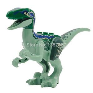 LEGO 24pcs/lot Jurrassic Figure Jurassic Dinosaur Set Tyrannosaurus Archaeopteryx