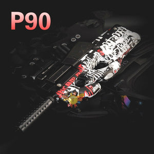 P90 Graffiti Edition Electric Toy GUN Water Bullet Bursts Gun Live CS Assault Snipe Weapon Outdoor Pistol Toys