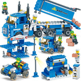 LEGO 318pcs 4 IN 1 URBAN FREIGHT Building Blocks City Truck  Blocks Toy B