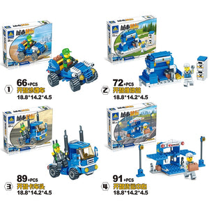 LEGO 318pcs 4 IN 1 URBAN FREIGHT Building Blocks City Truck  Blocks Toy B