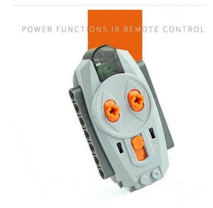 Motor Technic Series 8883 8881 8882 Train Remote Control Battery Box Switch LED Light Power Functions With Legoinglys