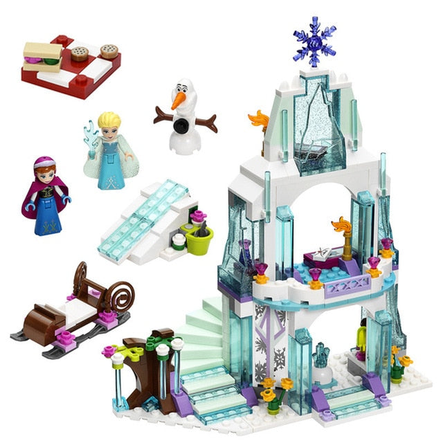 LEGO 316pcs Princess Serie Elsa Magical Ice Castle Set