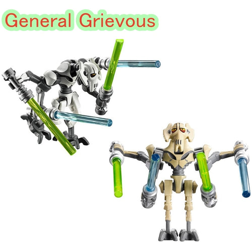 LEGO Star Wars General Grievous Lightsaber Action Figures