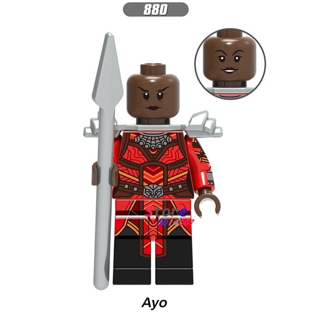 LEGO Marvel Avengers Infinity War Black Panther Erik Killmonger Shuri W'Kabi Man-Ape M'Baku