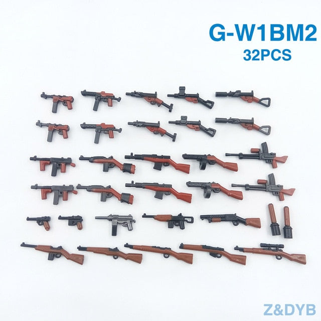 LEGO 215PCS/Lot SWAT Team City Police Military Figures Scene Series Soldier Army Gun Weapon