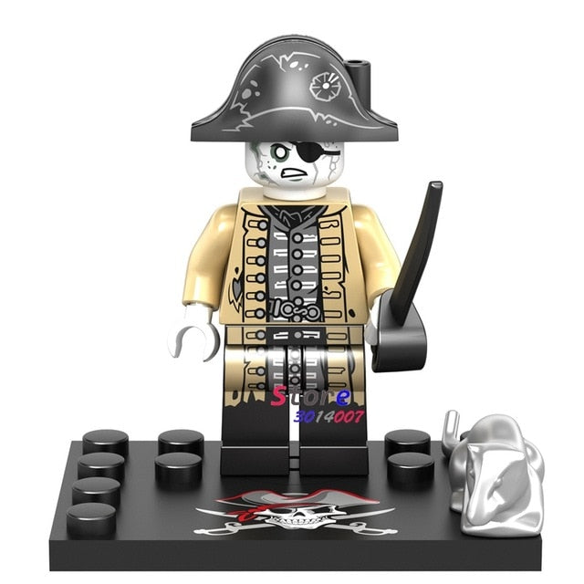 LEGO Captain Pirates of The Caribbean Jack Sparrow Classic movie figure