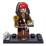 LEGO Captain Pirates of The Caribbean Jack Sparrow Classic movie figure