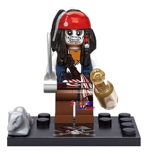 LEGO Captain Pirates of The Caribbean Jack Sparrow Classic movie figure