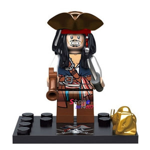 LEGO Captain Pirates of The Caribbean Jack Sparrow Classic movie figure