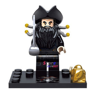 LEGO Captain Pirates of The Caribbean Jack Sparrow Classic movie figure