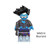 Single Super Hero Doctor Samson Banshee Iron Man Trickster Blue Bird Nightcrawler Killer Frost building block toys for children