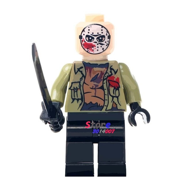 LEGO The Horror Theme Movie Hockey Guy Hockey Mask Hunter-Black Friday Jason Scream Killer