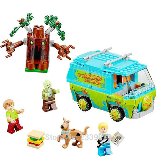 LEGO Scooby Doo Mystery Machine Bu DIY Blocks Toys