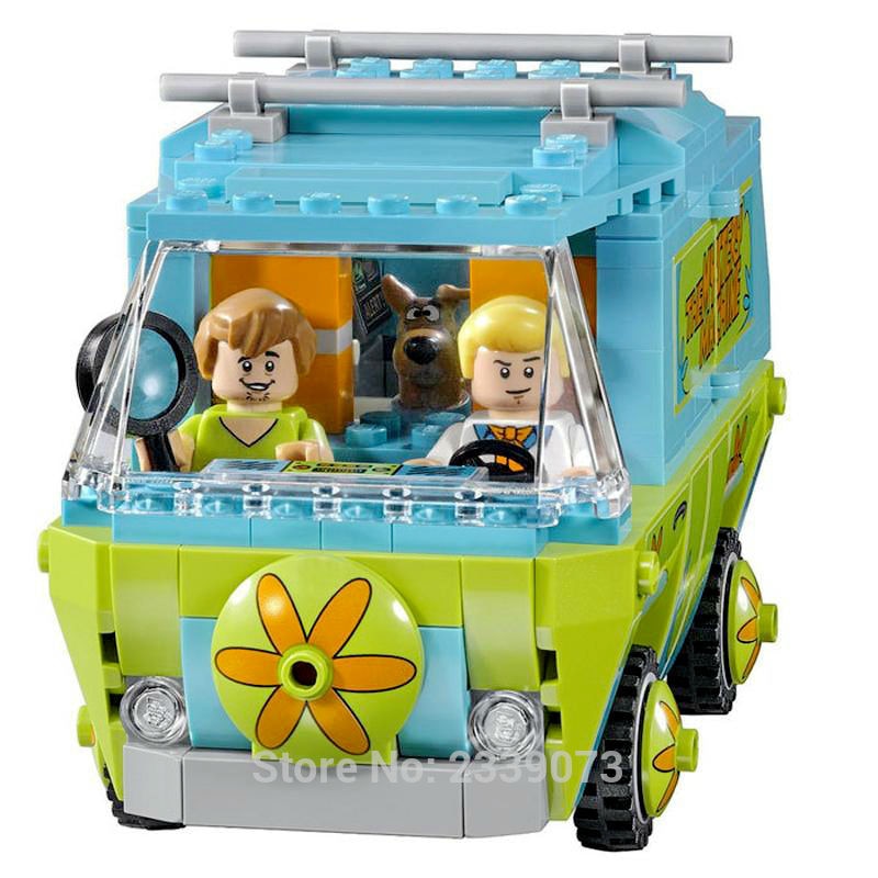 LEGO Scooby Doo Mystery Machine Bu DIY Blocks Toys