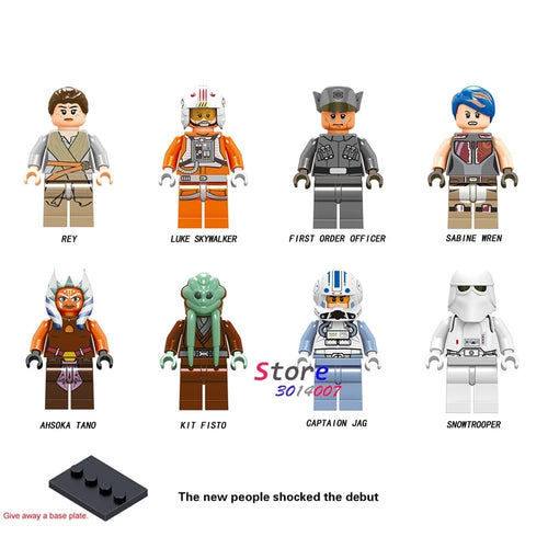 LEGO Star wars Obi-Wan Kenobi Emperor'S Royal Guard Stormtooper Han Solo Rebel Pilots