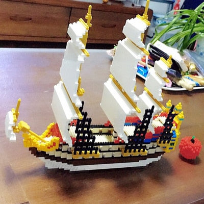 LEGO Titanic RMS Blocks Building Cruise boat set brick Children toys Aircrafted Carrier Pirate Black Pearl