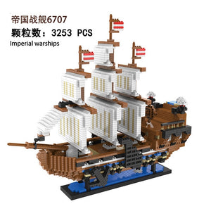 LEGO Titanic RMS Blocks Building Cruise boat set brick Children toys Aircrafted Carrier Pirate Black Pearl