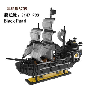 LEGO Titanic RMS Blocks Building Cruise boat set brick Children toys Aircrafted Carrier Pirate Black Pearl