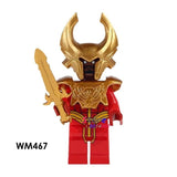 LEGO marvel Avengers Wonder Woman Figures Heimdallr Thor Lady Loki Knight Batman Scarlet Witch building block toy for children