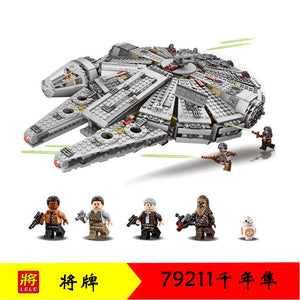 LEGO 1381Pcs Millennium Falcon Force Awakening Star Wars 7 Building Blocks Toys For Children Star Wars