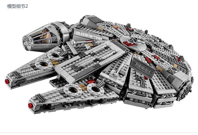 LEGO 1381Pcs Millennium Falcon Force Awakening Star Wars 7 Building Blocks Toys For Children Star Wars