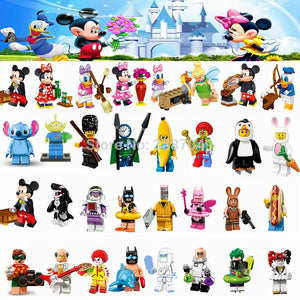 LEGO Cartoon Minnie Donald Duck Daisy Tinker Bell Joker