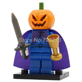 LEGO Halloween Figure PG8080 Skeleton Jack Witch Zombie Ghosts Pumpkin Man Werewolf Legoingly Vampire Count Queen Building Blocks