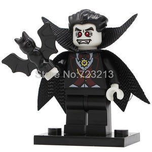 LEGO Halloween Figure PG8080 Skeleton Jack Witch Zombie Ghosts Pumpkin Man Werewolf Legoingly Vampire Count Queen Building Blocks