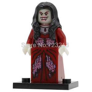 LEGO Halloween Figure PG8080 Skeleton Jack Witch Zombie Ghosts Pumpkin Man Werewolf Legoingly Vampire Count Queen Building Blocks