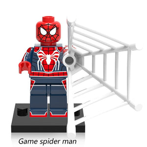 LEGO Spiderman Super Heroes Thor Iron Man Loki Deadpool Venom Spider Gwen man batman Avengers