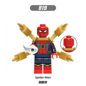 LEGO Spiderman Super Heroes Thor Iron Man Loki Deadpool Venom Spider Gwen man batman Avengers