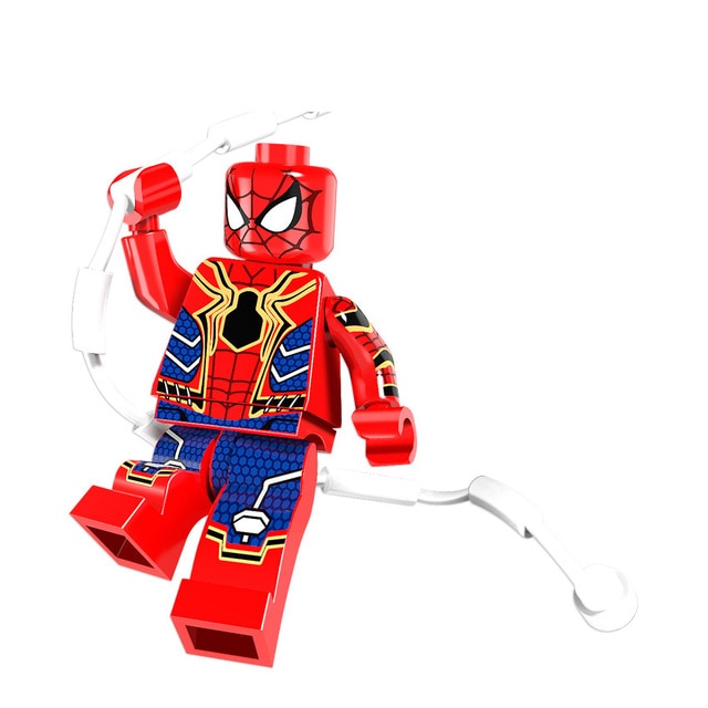 LEGO Spiderman Super Heroes Thor Iron Man Loki Deadpool Venom Spider Gwen man batman Avengers