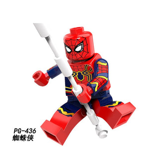 LEGO Spiderman Super Heroes Thor Iron Man Loki Deadpool Venom Spider Gwen man batman Avengers