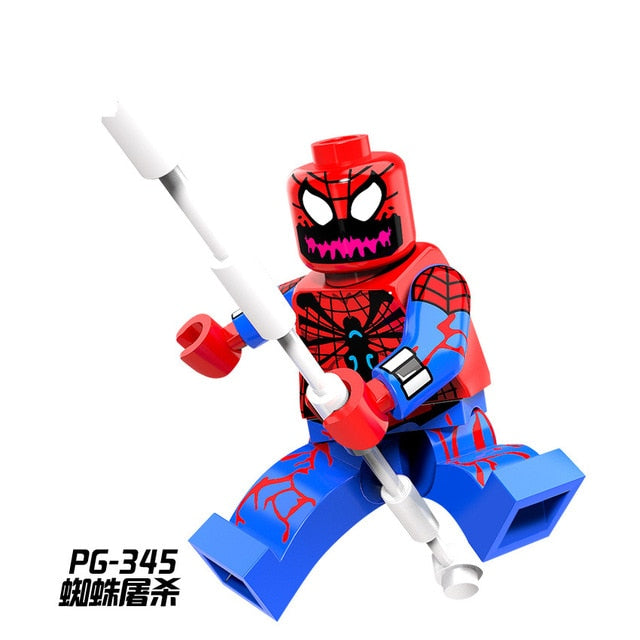 LEGO Spiderman Super Heroes Thor Iron Man Loki Deadpool Venom Spider Gwen man batman Avengers