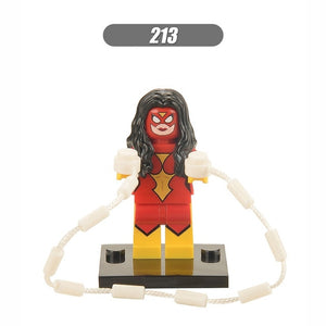 LEGO Spiderman Super Heroes Thor Iron Man Loki Deadpool Venom Spider Gwen man batman Avengers