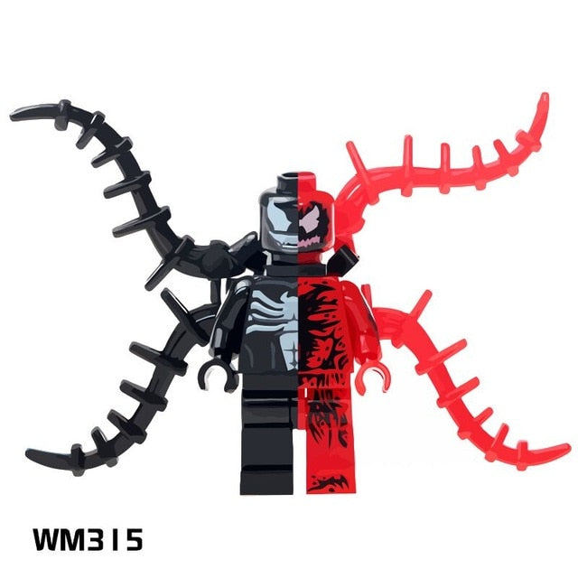 LEGO Spiderman Super Heroes Thor Iron Man Loki Deadpool Venom Spider Gwen man batman Avengers