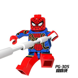 LEGO Spiderman Super Heroes Thor Iron Man Loki Deadpool Venom Spider Gwen man batman Avengers