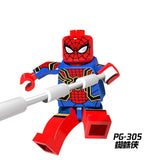 LEGO Spiderman Super Heroes Thor Iron Man Loki Deadpool Venom Spider Gwen man batman Avengers