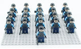 20PCS Military Team City Police Armed Assault Army soldiers legoingly Weapons Guns Figure WW2 World War Blocks Gift Baby Toys