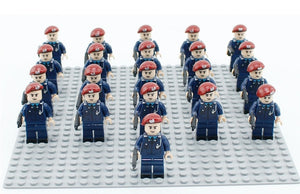 20PCS Military Team City Police Armed Assault Army soldiers legoingly Weapons Guns Figure WW2 World War Blocks Gift Baby Toys