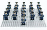 20PCS Military Team City Police Armed Assault Army soldiers legoingly Weapons Guns Figure WW2 World War Blocks Gift Baby Toys