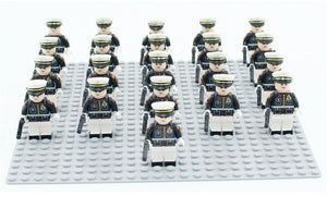 20PCS Military Team City Police Armed Assault Army soldiers legoingly Weapons Guns Figure WW2 World War Blocks Gift Baby Toys