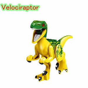 LEGO Jurassic Dinosaurs World Park Dinosaur Raptor protection zone Building Blocks Set Kids Toys