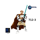 28 Style Star War The Last Jedi Buildable Action Figure Rey Kylo Ren Luke Skywalker Building Block Toy