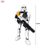 28 Style Star War The Last Jedi Buildable Action Figure Rey Kylo Ren Luke Skywalker Building Block Toy