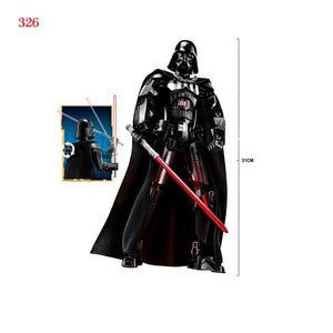 28 Style Star War The Last Jedi Buildable Action Figure Rey Kylo Ren Luke Skywalker Building Block Toy