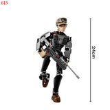 28 Style Star War The Last Jedi Buildable Action Figure Rey Kylo Ren Luke Skywalker Building Block Toy